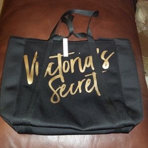 Victoria's secret black insulated carryall